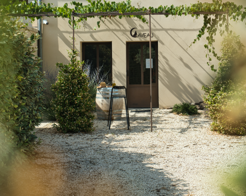 caveau de vin vacqueyras bio
